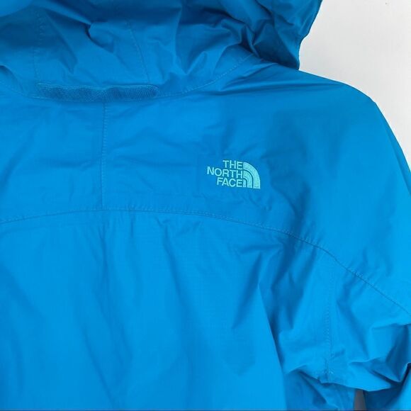 The North Face Resolve Jacket Waterproof Breathable Hooded Sky Blue L 14-16 - Picture 3 of 11